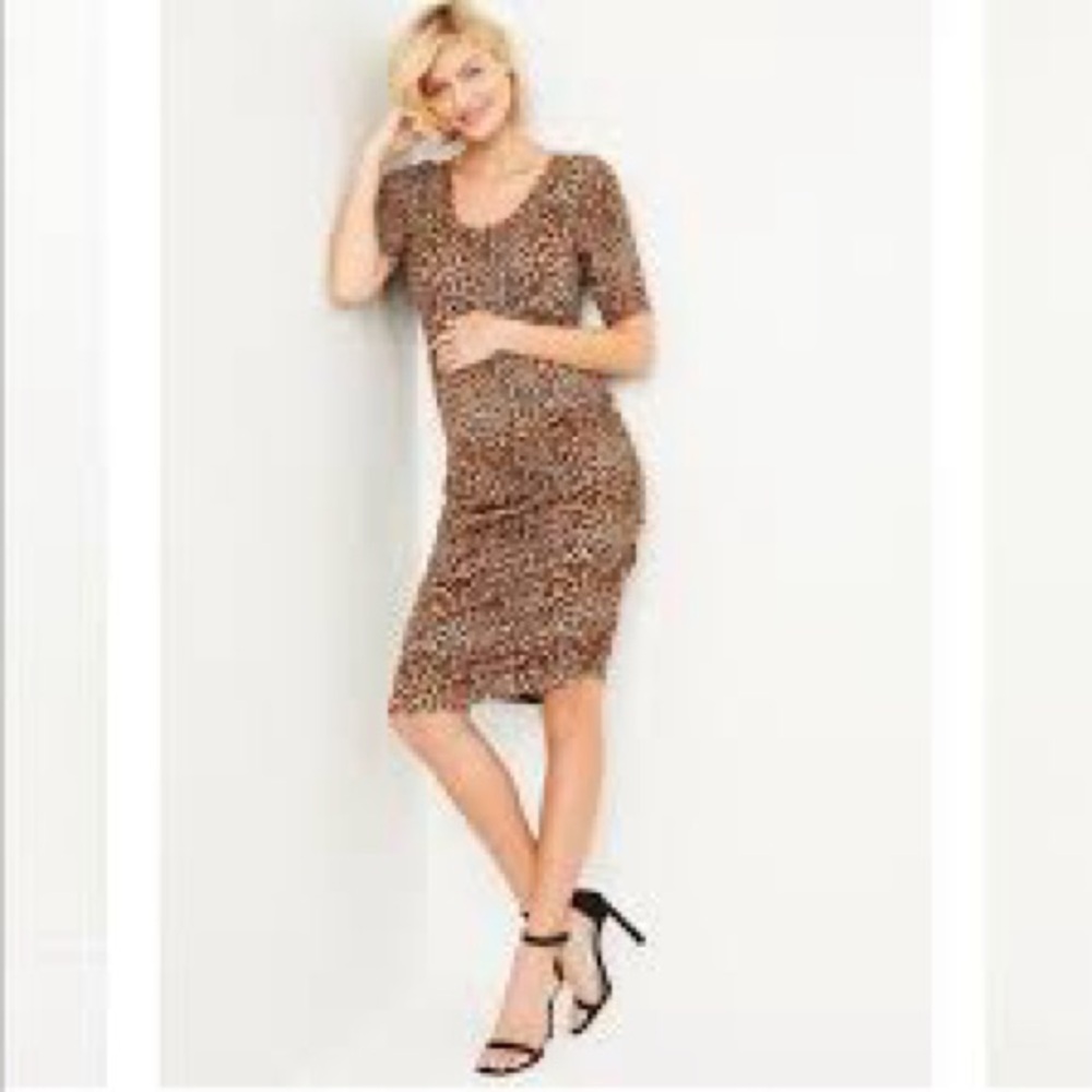 Motherhood Maternity Animal Print Top